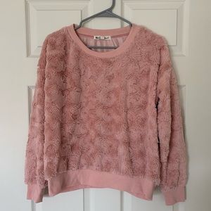 Fluffy Soft Pink Sweater